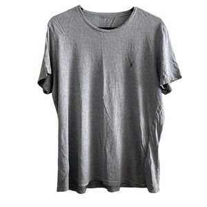 ⭐ ALLSAINTS Tonic Crew Neck Short Sleeve Cotton Rmbroidered Ramskull T-shirt XL
